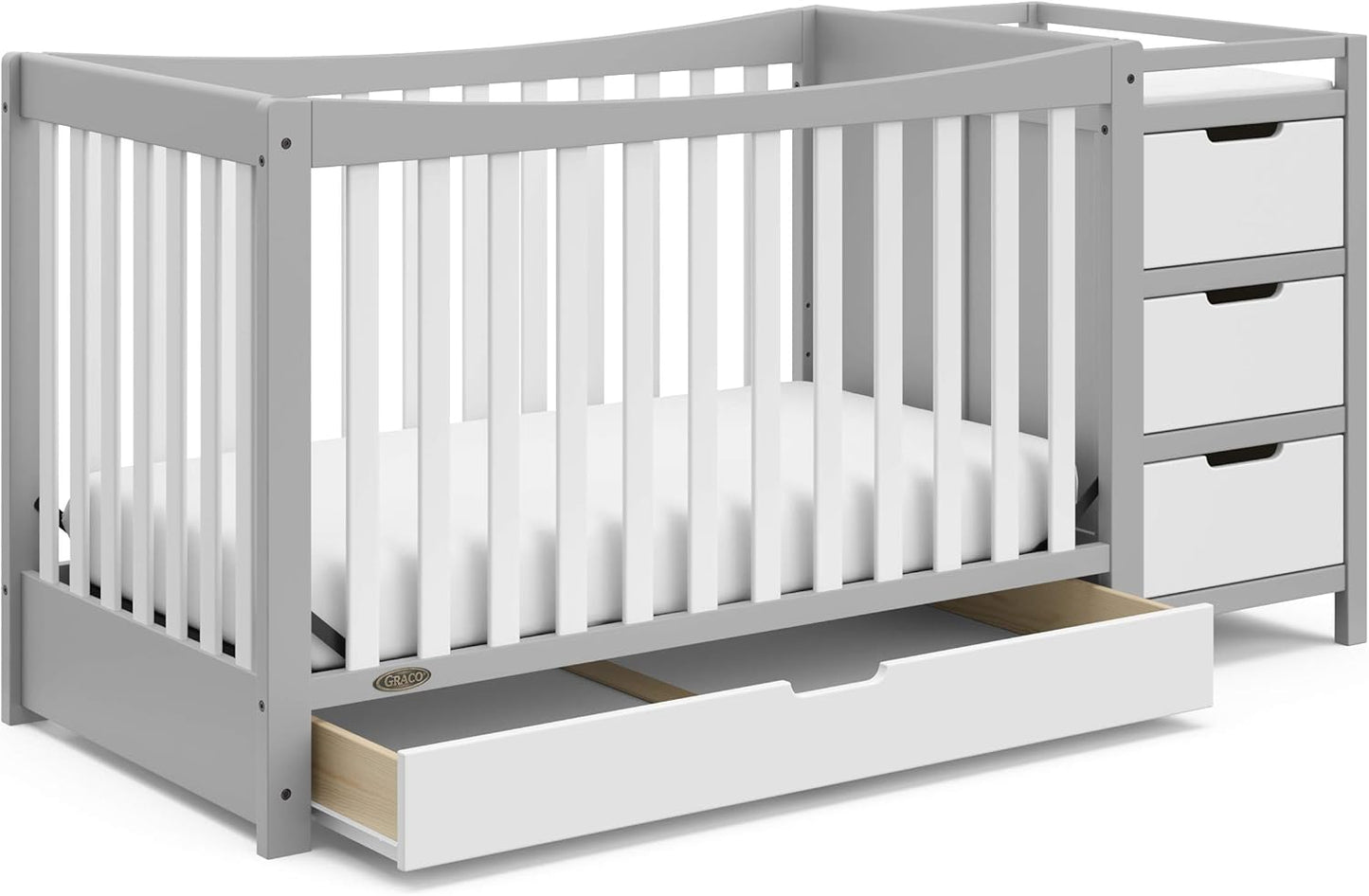 Graco Remi 4-In-1 Convertible Crib & Changer with Drawer