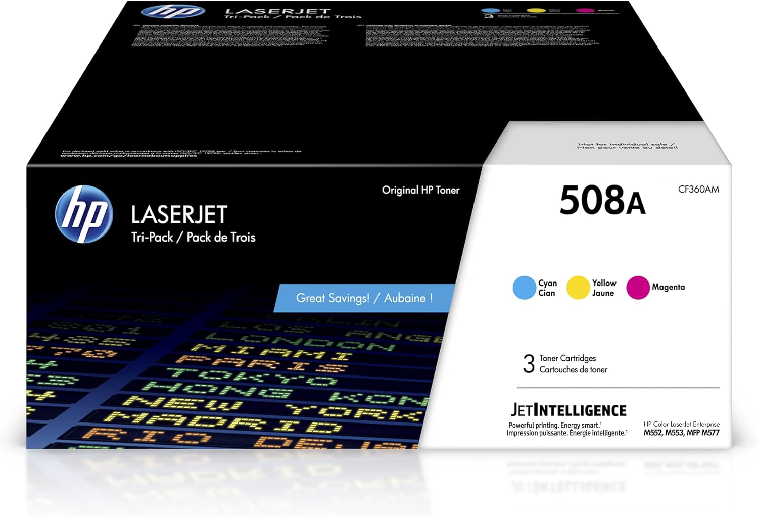 Vibrant Colors Trio for HP LaserJet MFP