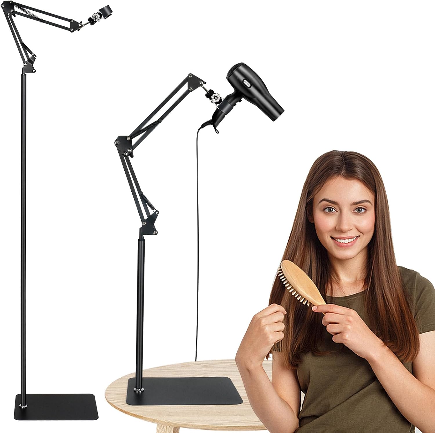 INNOLIFE Hands-Free Hair Dryer Stand - 360 Rotating!