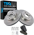 TRQ Front Brake Pad & Rotor Kit for 2012-2019 Toyota Prius C