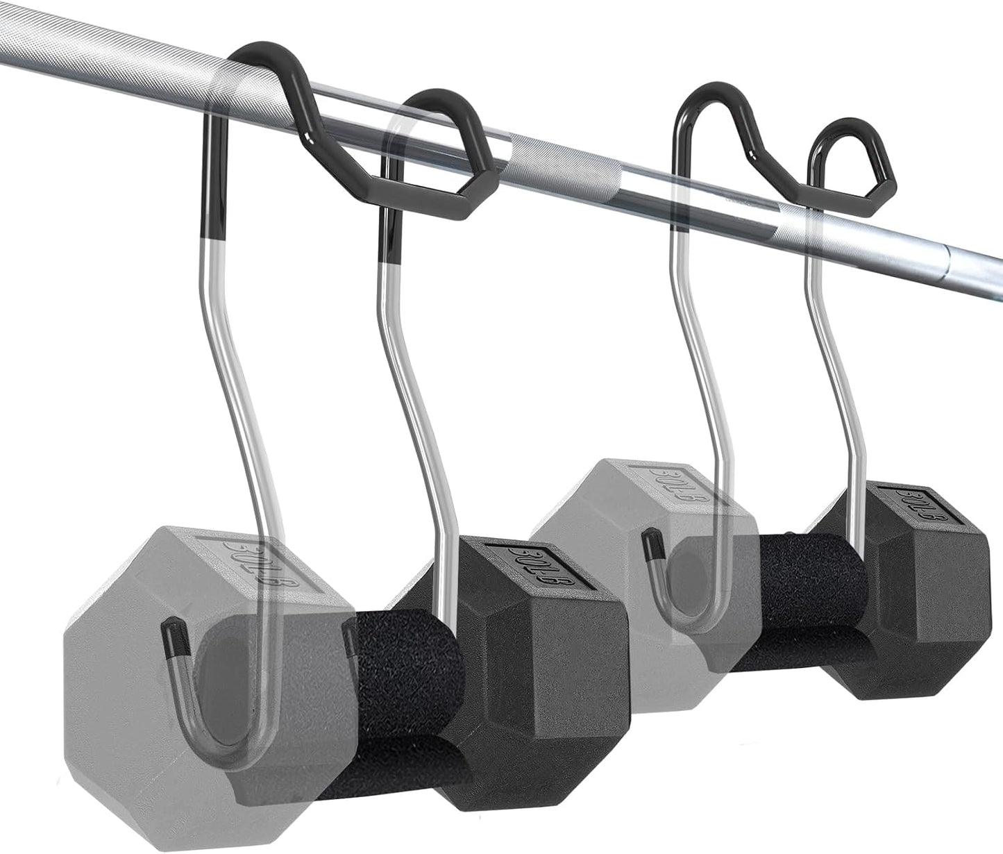 Bench Press Savior: Dumbbell Spotter Hooks