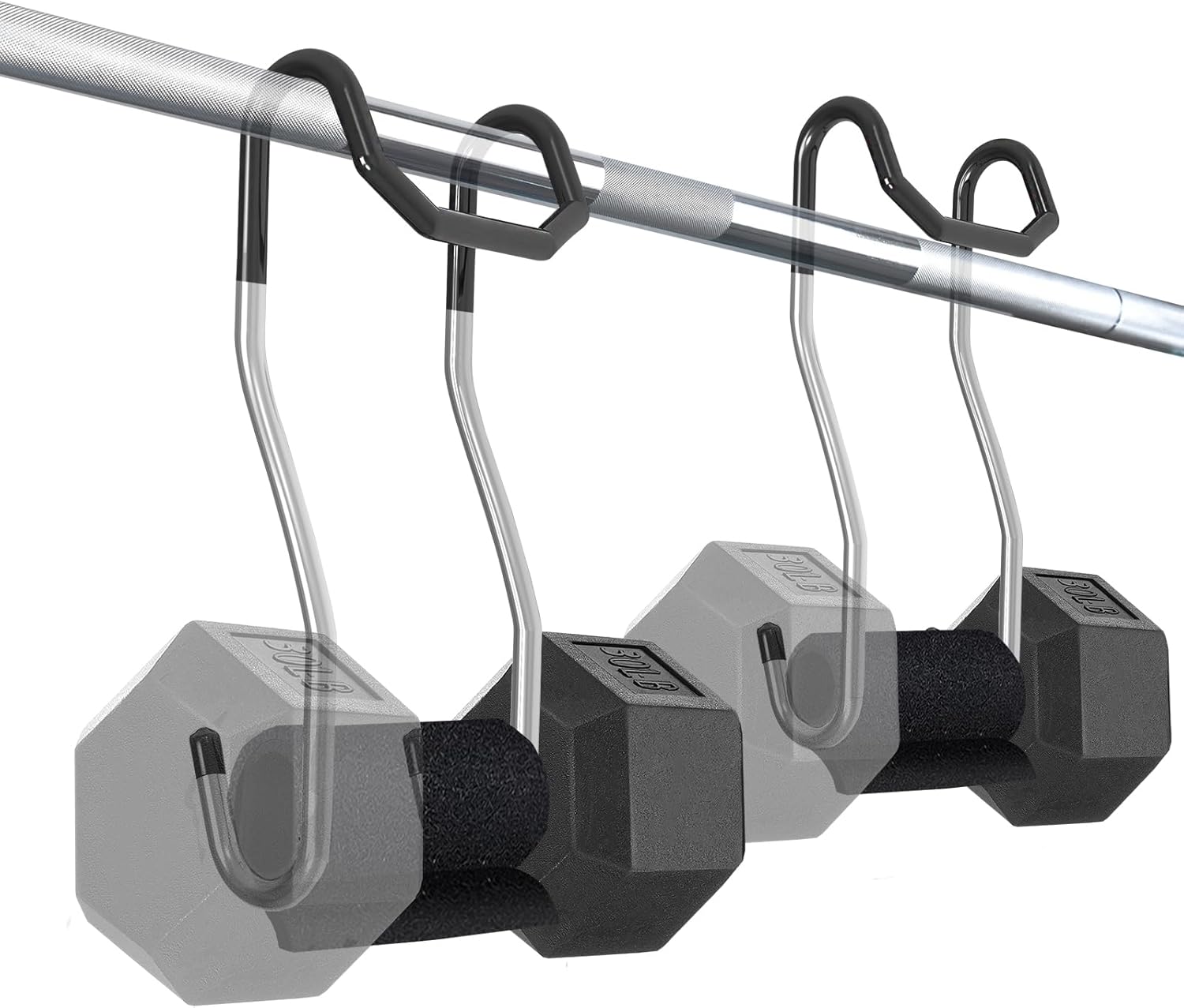 Bench Press Savior: Dumbbell Spotter Hooks