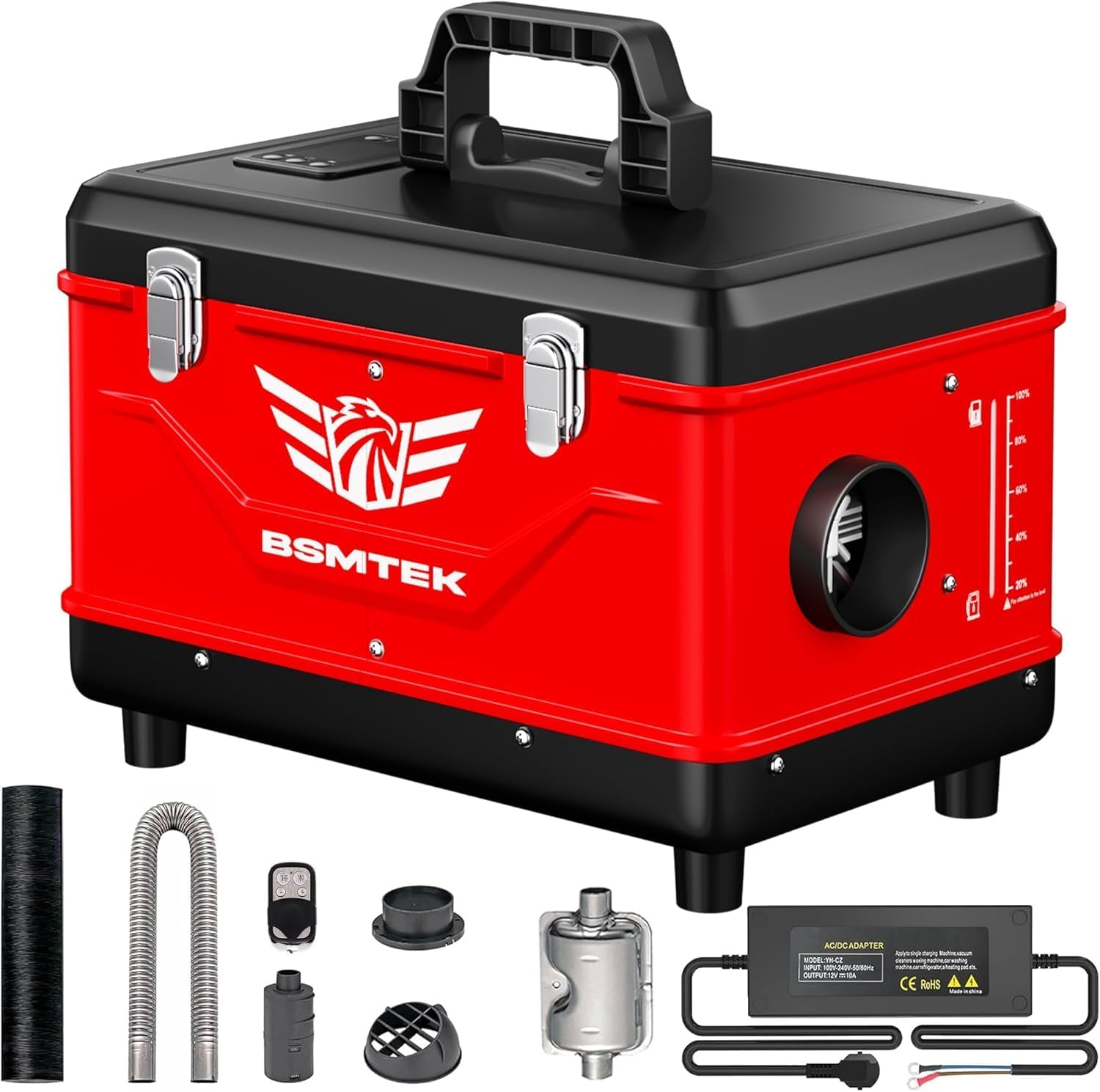 BSMTEK 8KW Portable Diesel Heater: Fast Heating Anywhere!
