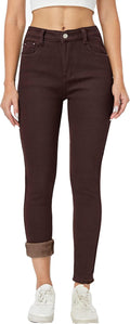 Fleece Lined Winter Jeans for Women - Warm Slim Jeggings