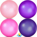 26 in Yoga Exercise Ball 4-Pack - Stable Pilates, Pregnancy & Fitness