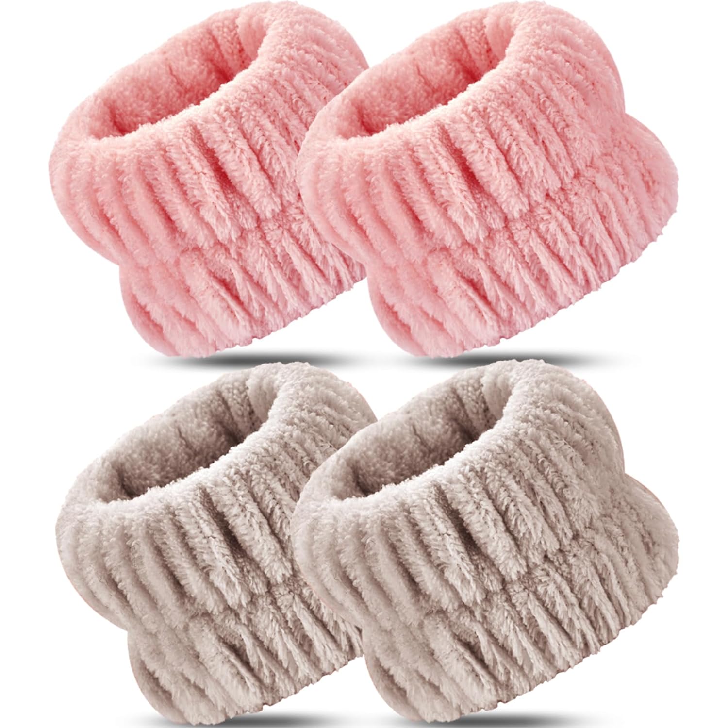 Absorbent Spa Wristbands Set - Face Washing Towels