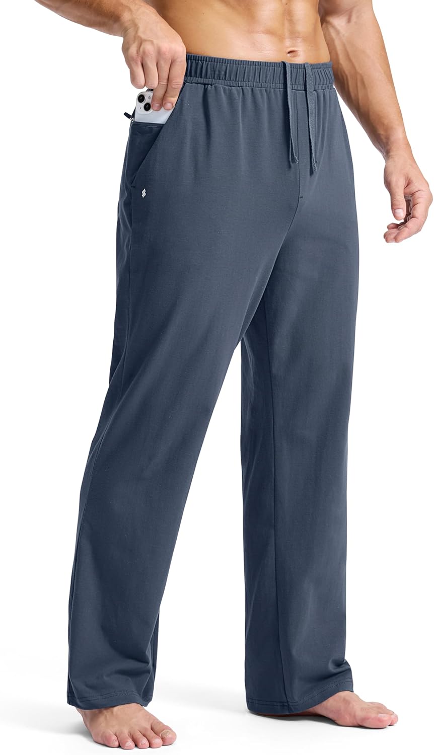 Soothfeel Men's Cotton Sweatpants for Comfort and Style