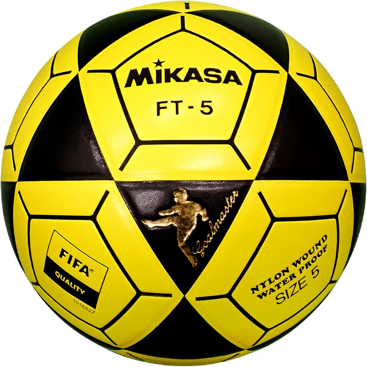Mikasa FT5A-BKY-BK Goal Master Soccer Ball for Ultimate Play