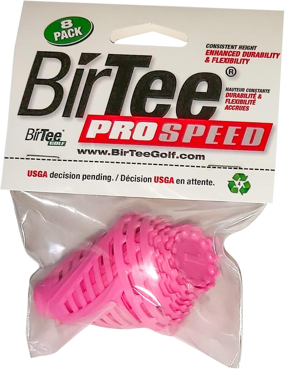 Enhanced Durability Indoor Golf Tees - 8 Pack - BirTee