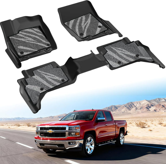 Custom Fit Car Mats for Chevy Silverado & GMC Sierra 2020-2026