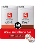 Illy Coffee K-Cups Compatible Pods - Brasile & Columbia Variety Pack