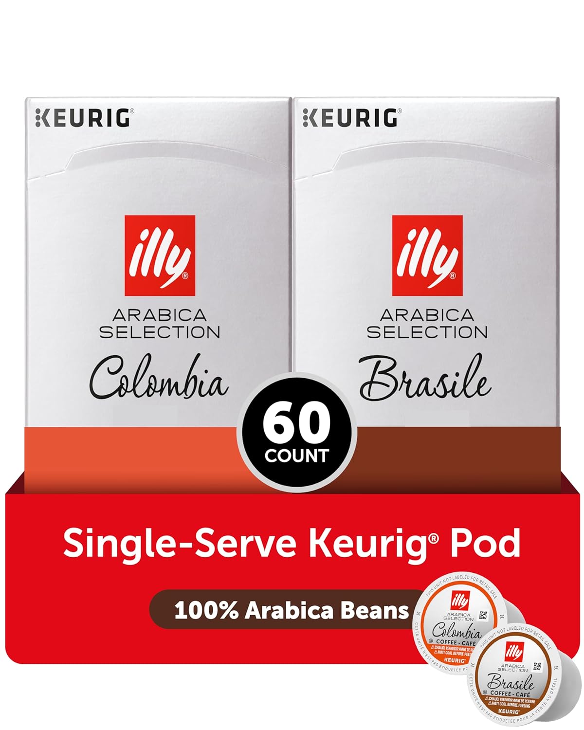 Illy Coffee K-Cups Compatible Pods for Keurig Coffee Maker