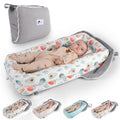 Green Avocado Baby Lounger Diaper Bag - 2-in-1 Portable Nest