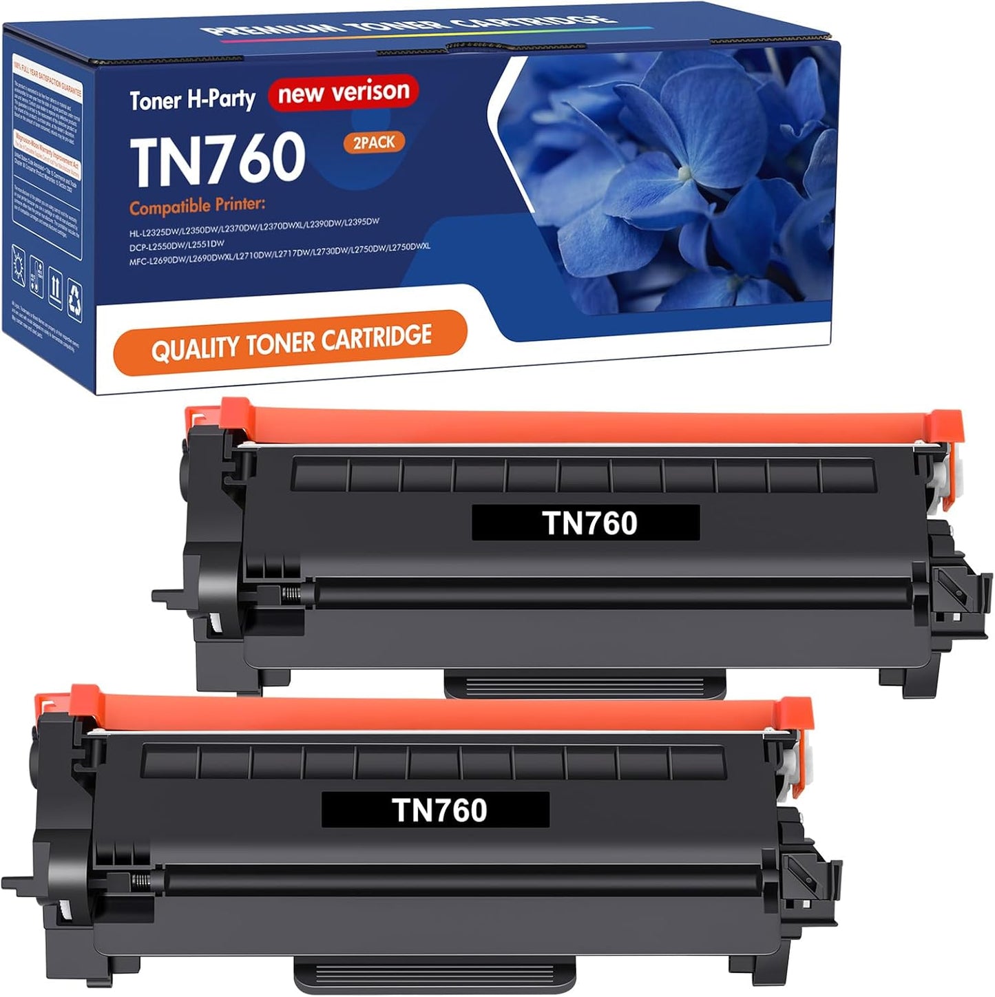 High Yield Black Toner: Brother TN760 Replacement