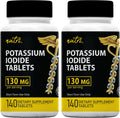 Potassium Iodide Tablets 130mg (Pack of 2) - Long Shelf Life