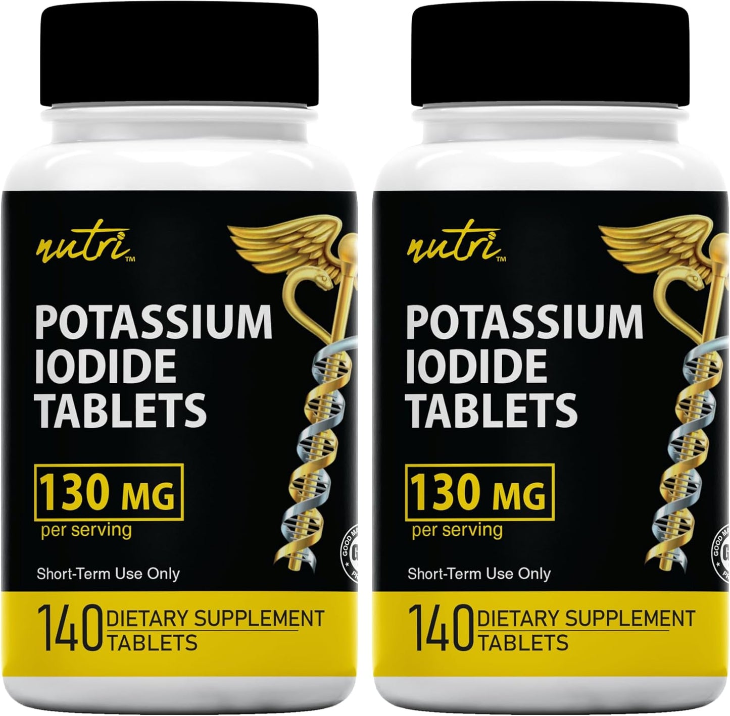 Potassium Iodide Tablets 130mg - 280 Genuine Tablets Pack