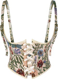 Scarlet Darkness Corset Belt for Women - Floral Underbust Waist this