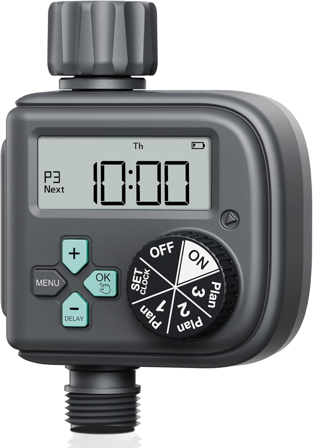 RAINPOINT Sprinkler Timer with 3 Programs for Efficient Watering