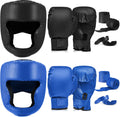 Boxing Set for Adults & Youth - 14 Pc Beginner Gear with 16 oz Gloves