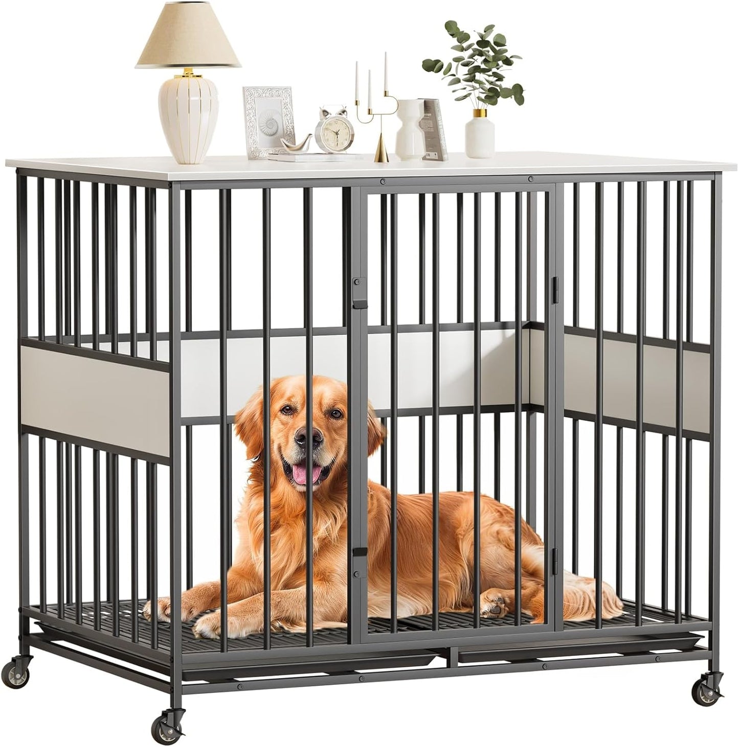 Large Dog Crate Furniture for Stylish Indoor Living Spaces