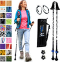 Motivator 2-Pack Adjustable Walking Poles - Lightweight Support