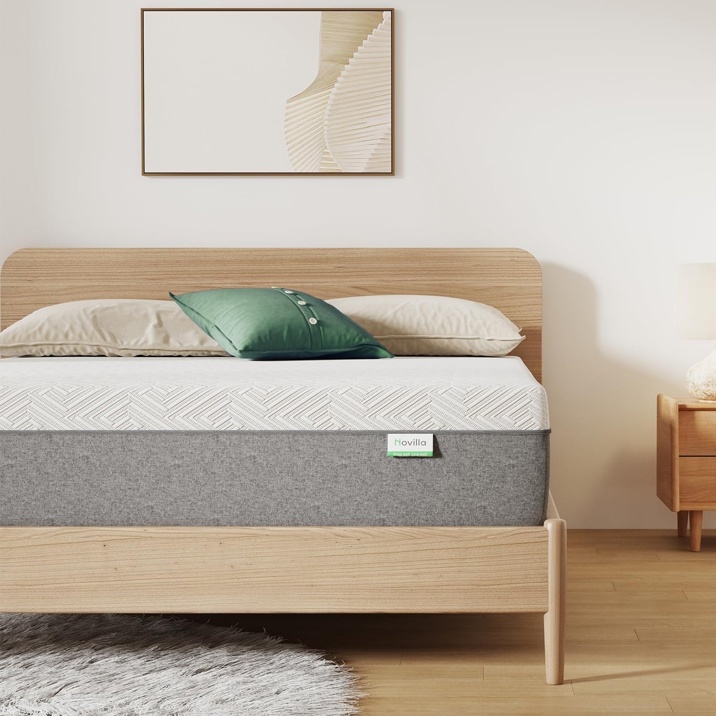Novilla Twin XL Mattress for Pressure Relief & Plush Comfort