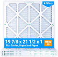 Glasfloss 19-7/8 x 21-1/2 x 1 Air Filters Case of 4 - MERV 10 Upgrade