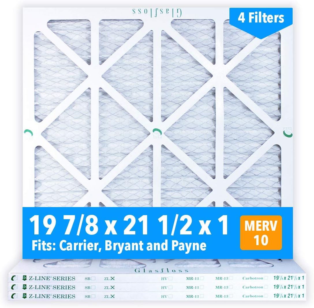 MERV 10 Pleated Air Filters x4, Made in USA