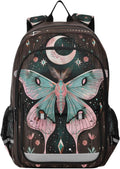 Butterfly Moon Star Witchy School Backpack - Durable Laptop Bag
