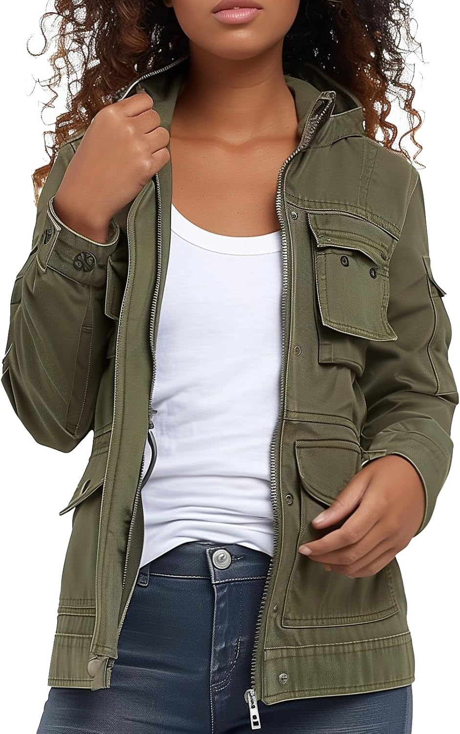 Stylish Womens Camouflage Shacket Jacket for Fall Fashion