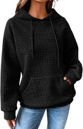 SHEWIN Womens Waffle Hooded Sweatshirt - Soft, Oversized Casual