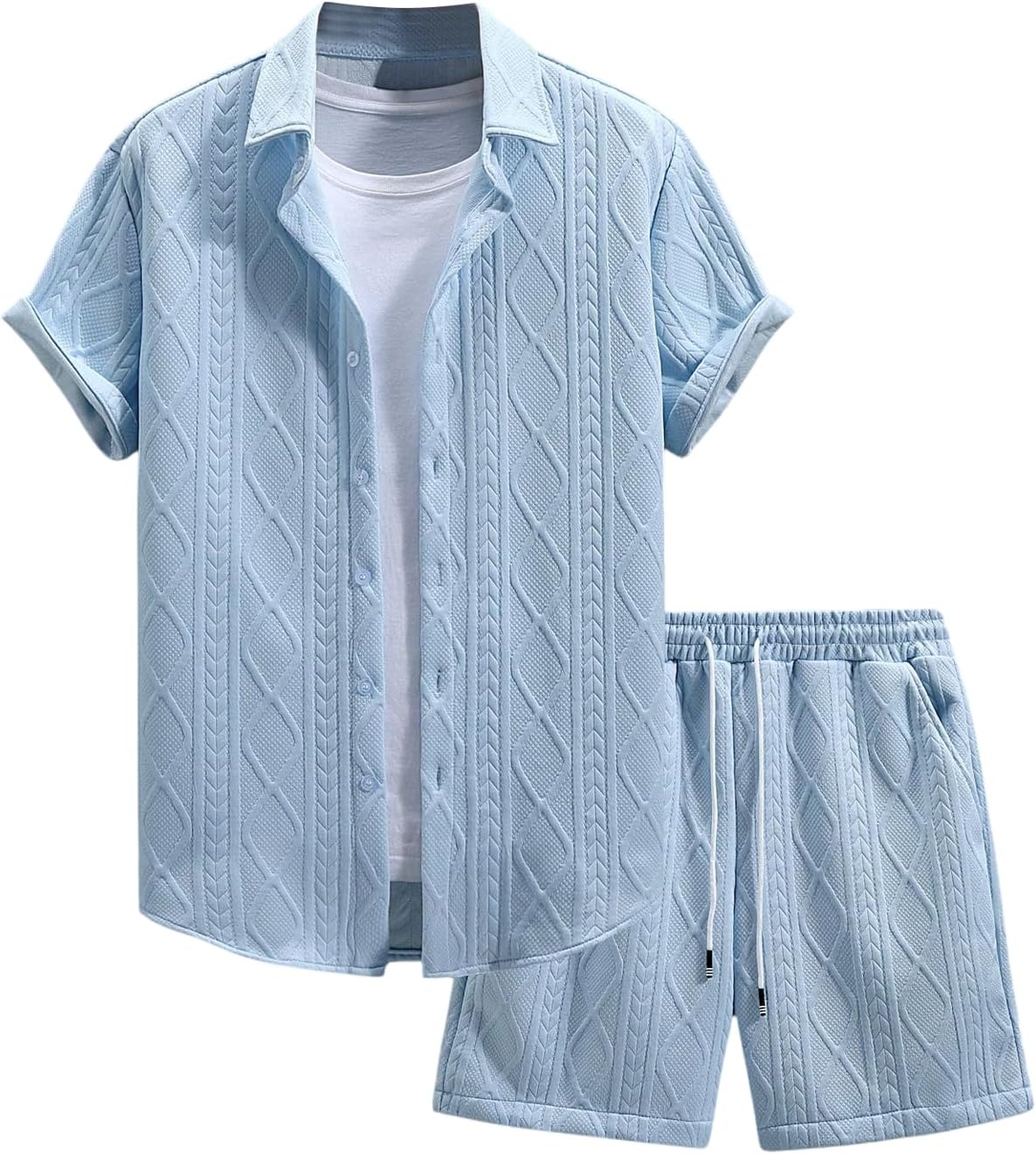 GORGLITTER Men's 2 Piece Outfits for Stylish Summer Vibes