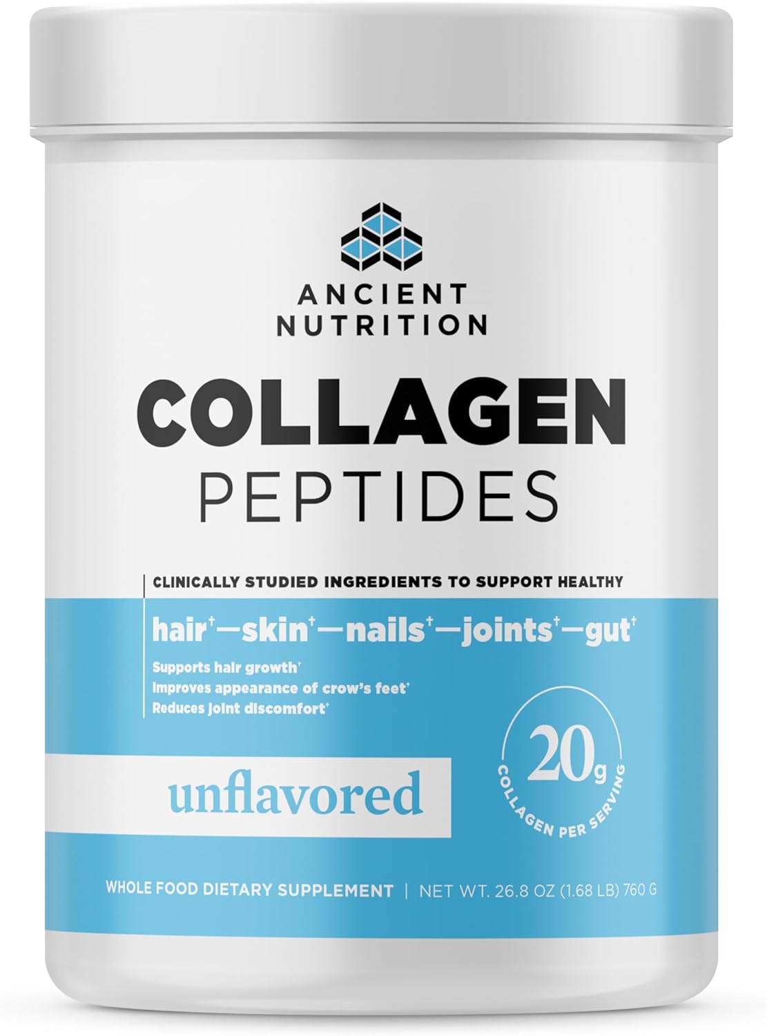 Ancient Nutrition Collagen Peptides for Healthy Skin & Joints
