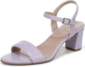 Naturalizer Women's Bristol Sandal - Comfortable Block Heel upper
