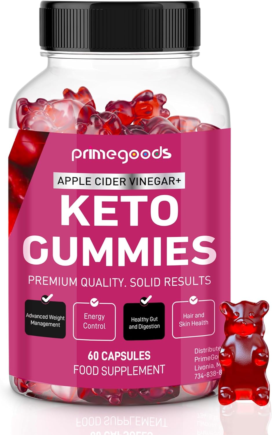 PrimeGoods Keto ACV Gummies: Weight Loss & Energy Boost