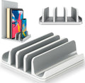 Multiple Laptop Holder Adjustable Stand for 5 Devices - Space Saving