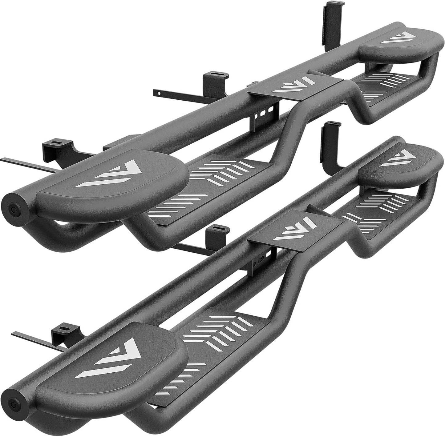 Three Raised Steps Running Boards for 1999-2006 Chevy Silverado