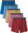 Mens Bamboo Rayon Boxers - Breathable, Silky Comfort Men's