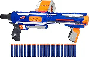 Nerf Rampage N-Strike Elite Toy Blaster with 25 Dart Drum