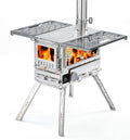 Portable Tent Stove with Oven - Heat & Cook Anywhere