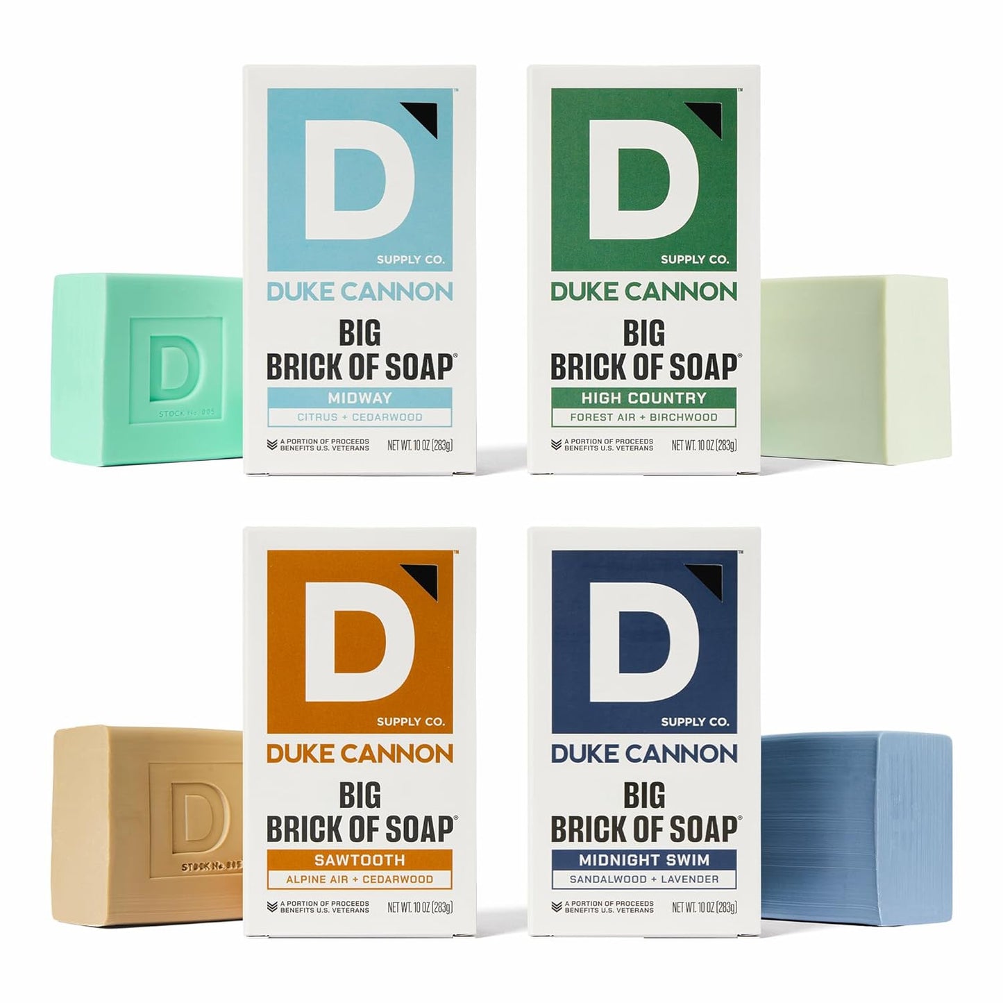 Duke Cannon Big Brick of Soap Bar Set - Beer League Variety Pack