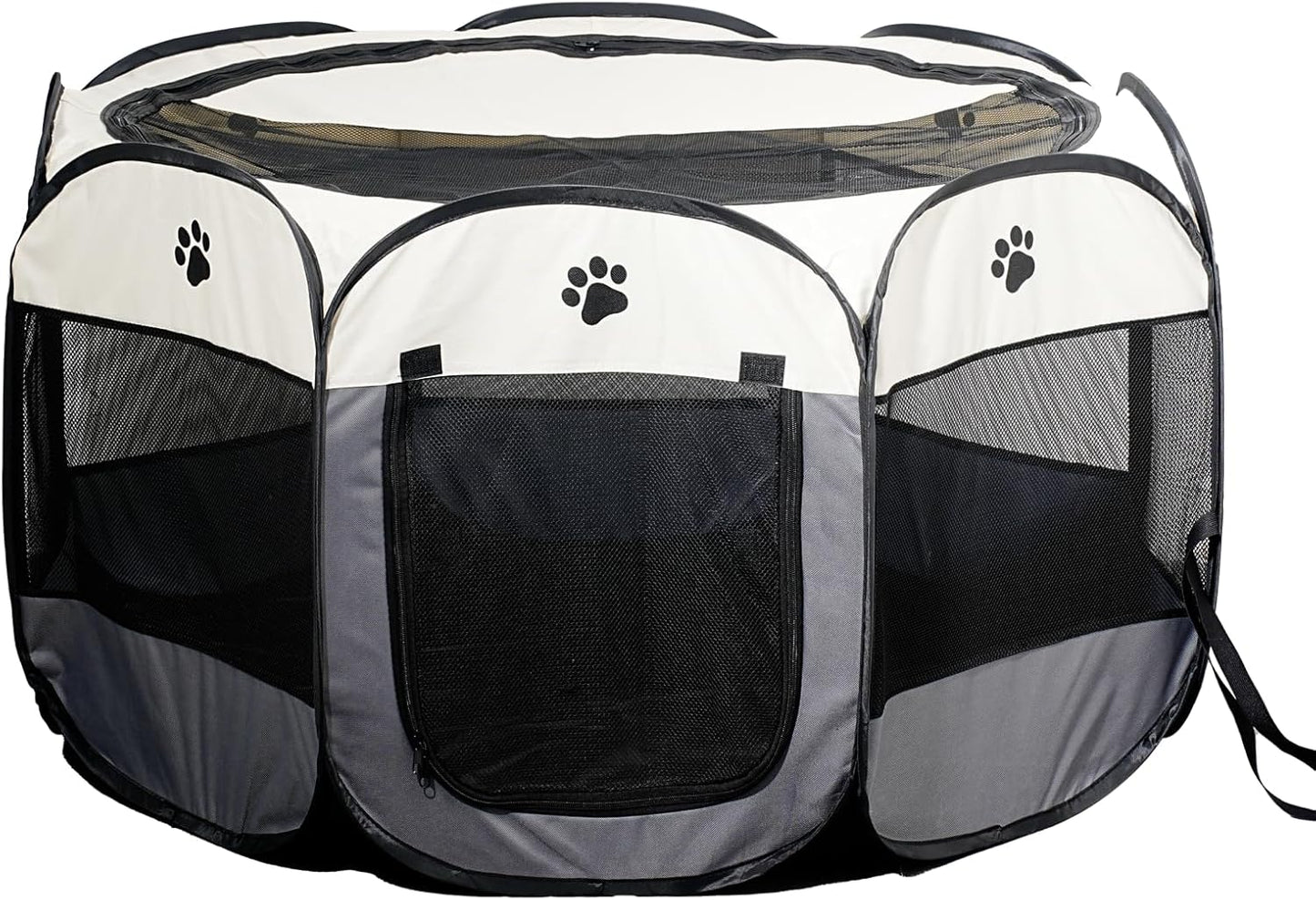 Portable Pet Playpen for Indoor Outdoor Use - Foldable & Safe