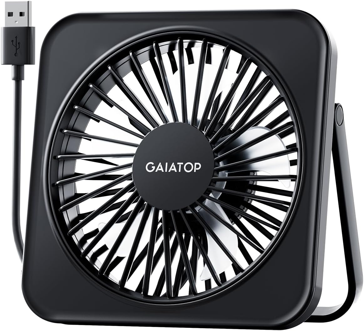 Quiet Power: Gaiatop 5 USB Desk Fan