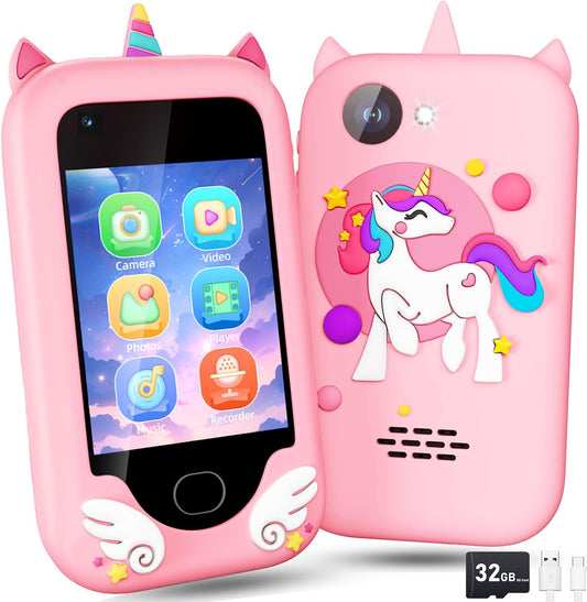 GOCINA Toddler Smart Phone - Dual Cameras, Learning Fun! 