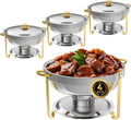 IMACONE Chafing Dish Buffet Set of 4 for Catering Events