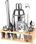 11-Piece Bartender Kit with Stand: Shake Up Perfect Cocktails!