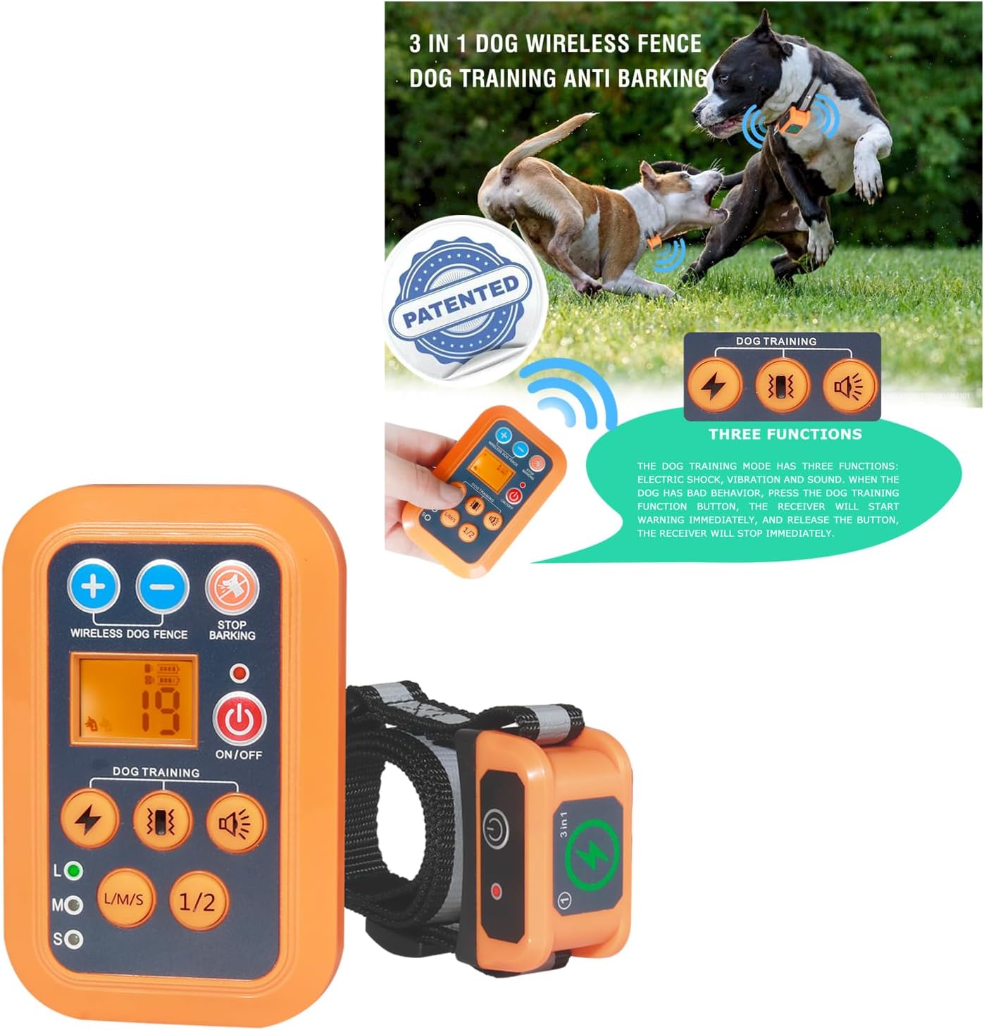Stop Barking with DOTSTAR 3-in-1 Wireless Fence!