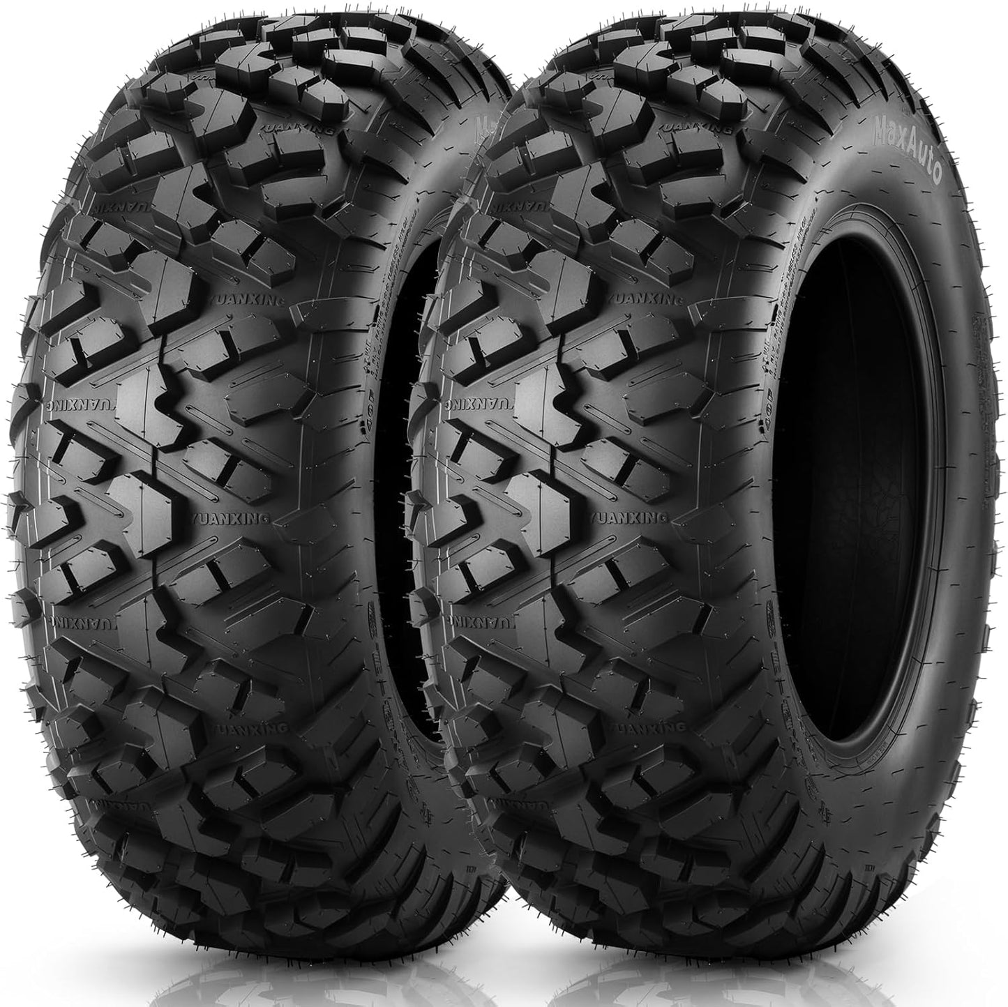 MaxAuto 24x8-12 ATV UTV Tires for All Terrain Adventures