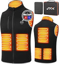 JYK Men's Polar Fleece Heated Vest with 6 Heating Zones Review