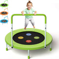 3FT Toddler Trampoline with Adjustable Handlebar - Safe Foldable